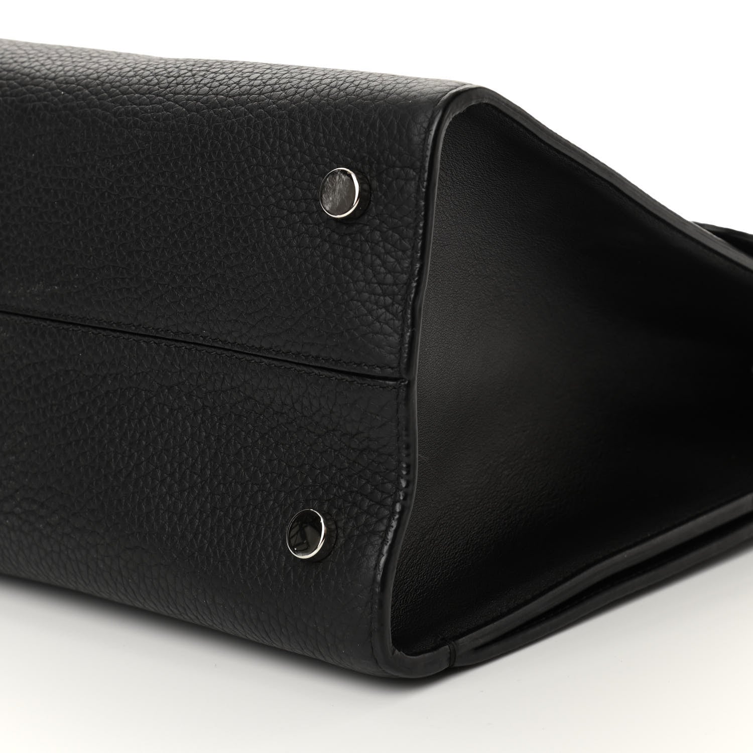 Christian Dior Grained Calfskin Medium Diorever Flap Black 10 of 12