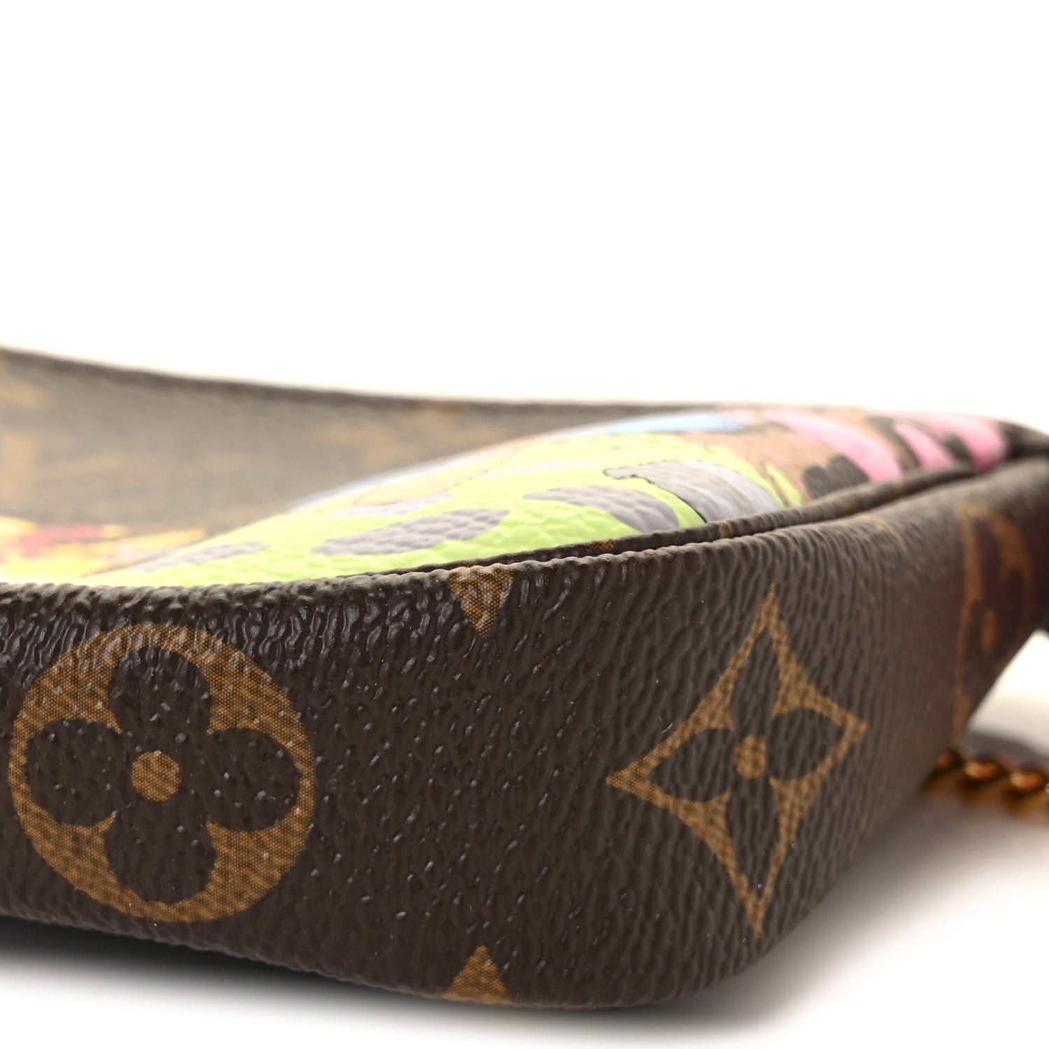 Louis Vuitton Monogram 2021 Christmas Animation Japanese Garden Mini Pochette Accessories Wisteria Pink 9 of 10