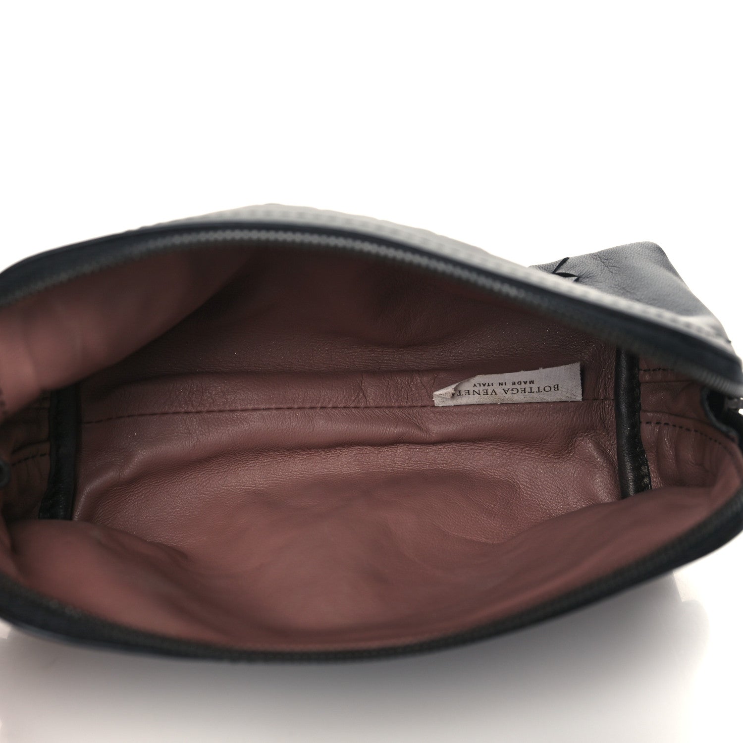 Bottega Veneta Nappa Intrecciato Small Cosmetic Pouch Black 5 of 7