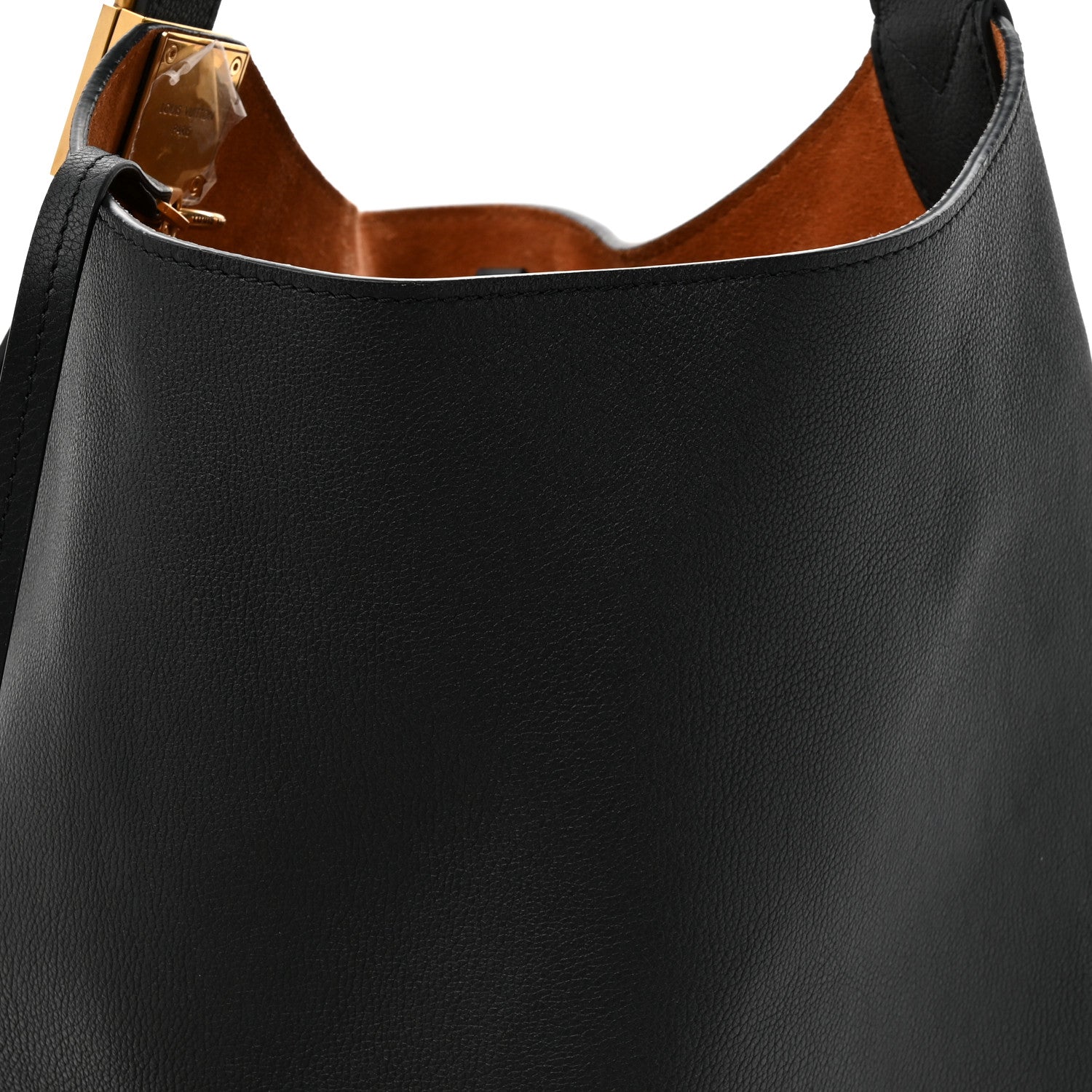Louis Vuitton Grained Calfskin Low Key Hobo MM Black 8 of 10