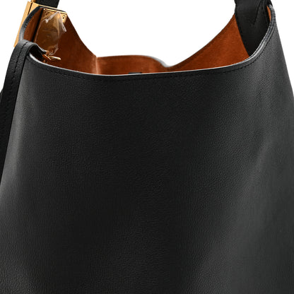 Louis Vuitton Grained Calfskin Low Key Hobo MM Black 8 of 10