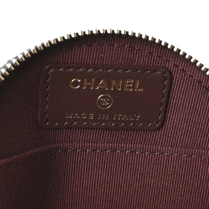 Chanel Caviar Quilted Zip Around Classic Coin Purse Black 6 of 8