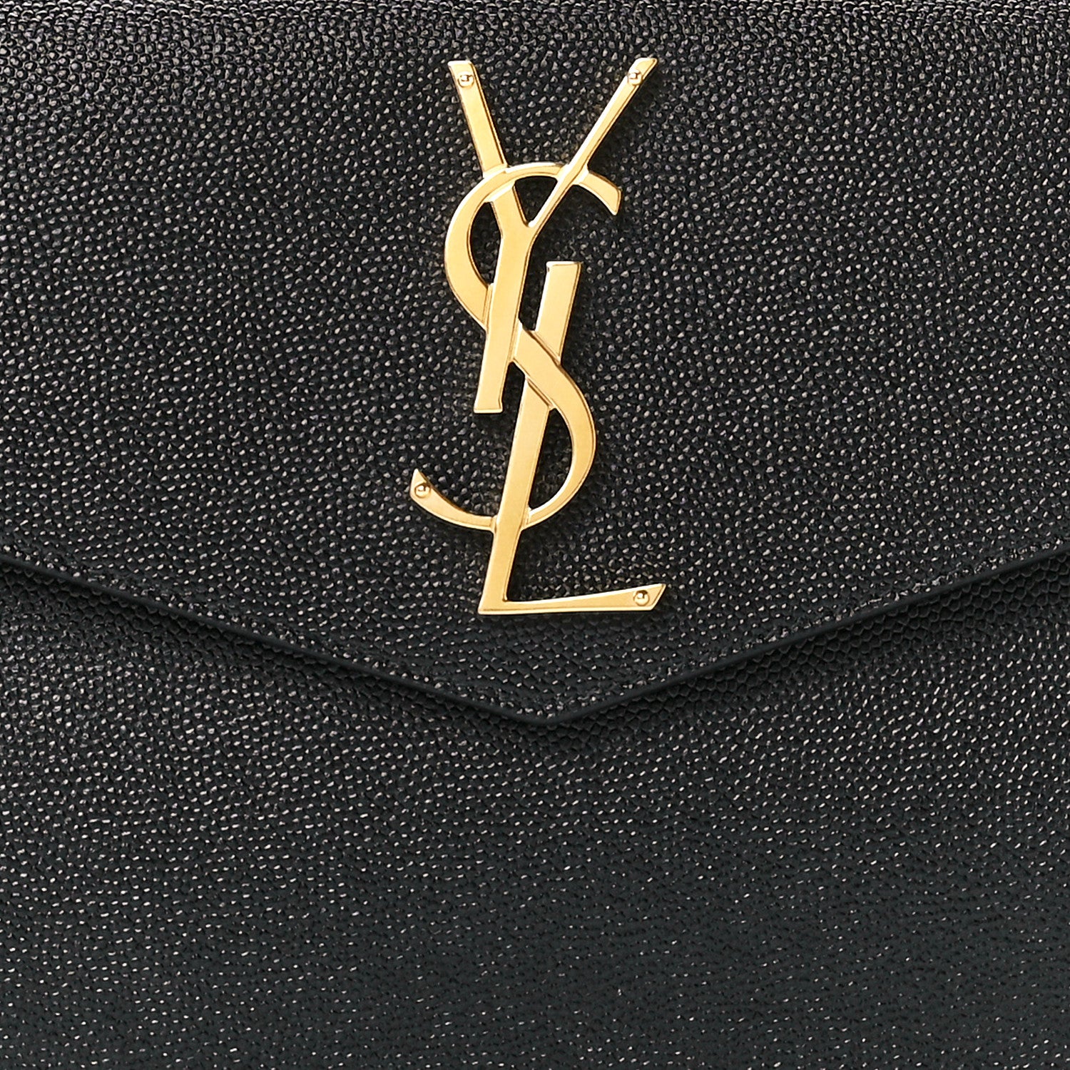 Saint Laurent Grain De Poudre Uptown Pouch Black 8 of 12