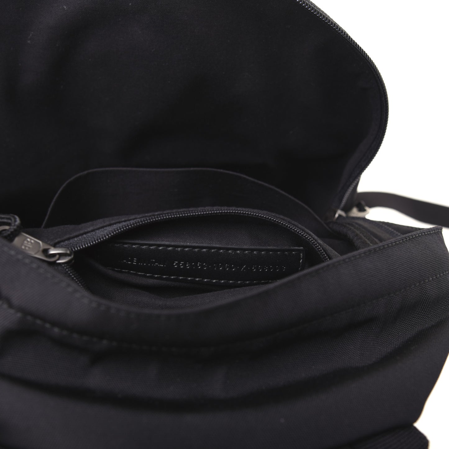 Nylon Embroidered You Are The World Explorer Backpack S Black