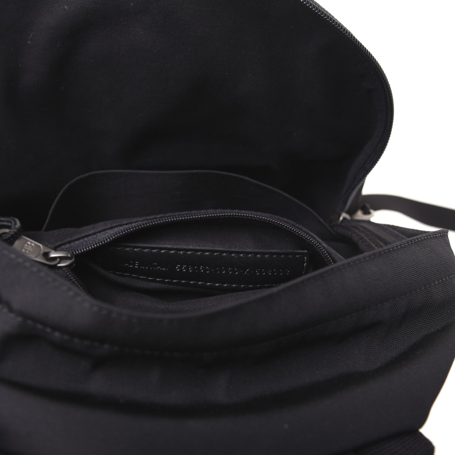 Balenciaga Nylon Embroidered You Are The World Explorer Backpack S Black 8 of 12