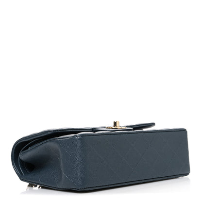 Chanel Caviar Quilted Small Double Flap Dark Grey 4 of 10