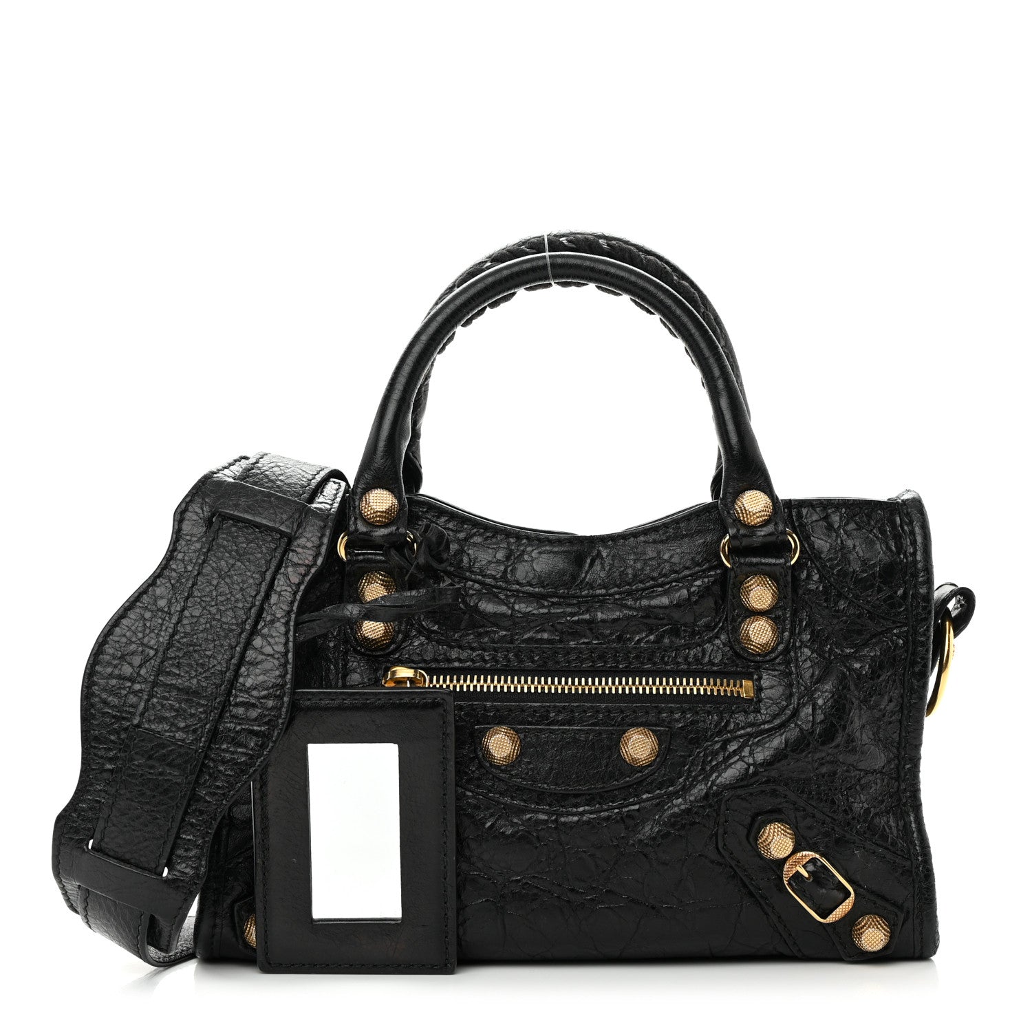 Balenciaga Agneau Giant 12 Gold Hardware Mini City Black 1 of 20