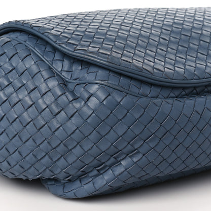 Bottega Veneta Nappa Intrecciato Small Messenger Flap Krim 8 of 9