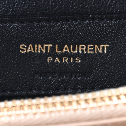 Saint Laurent Calfskin Y Quilted Monogram Small Loulou Chain Satchel Dark Beige 8 of 9