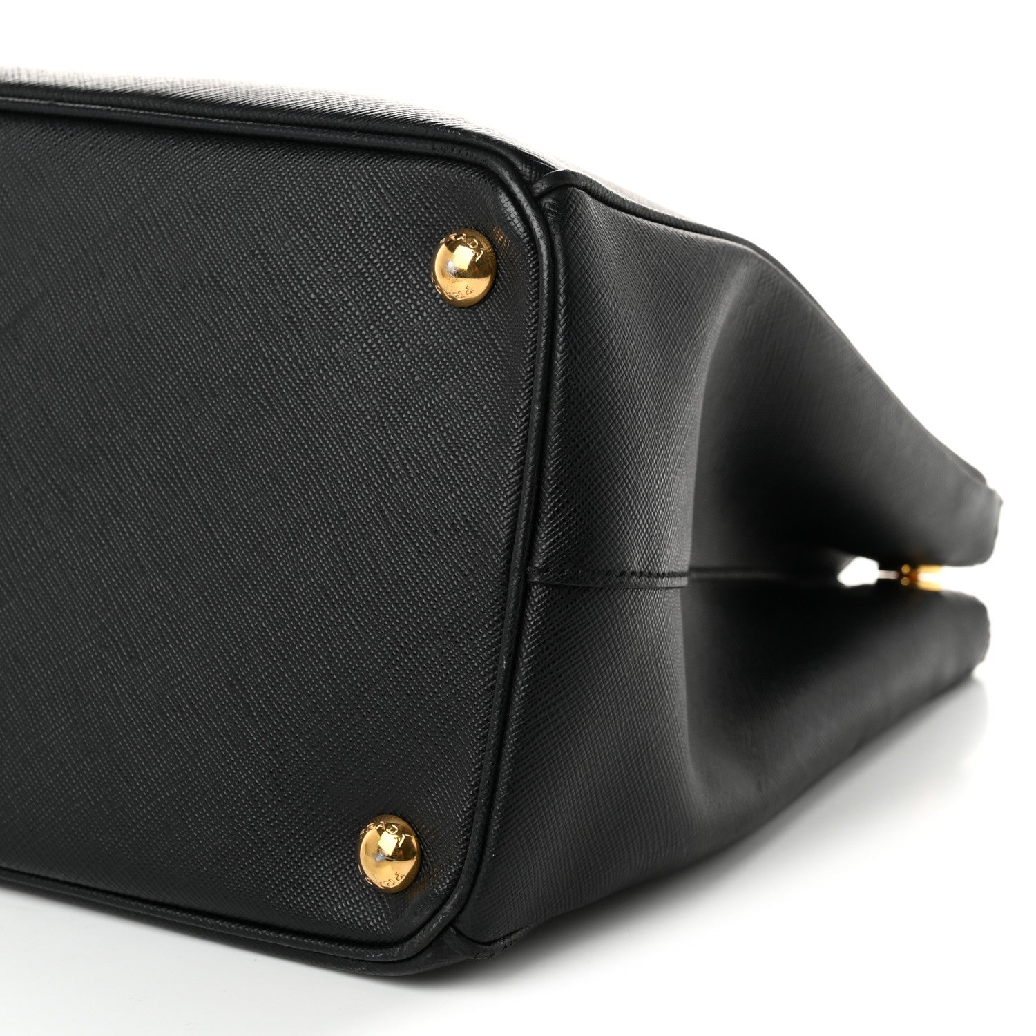 Prada Saffiano Lux Large Galleria Double Zip Tote Black 10 of 11