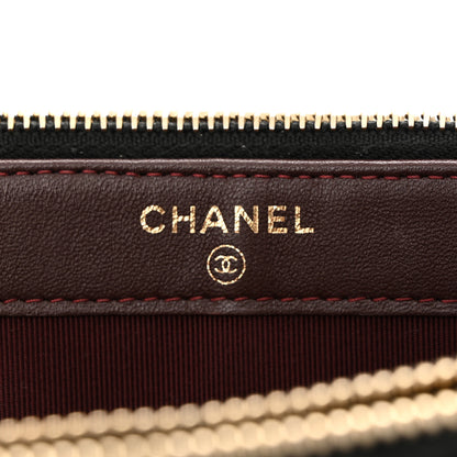 Chanel Lambskin Quilted Small Clutch With Chain Black 7 of 13