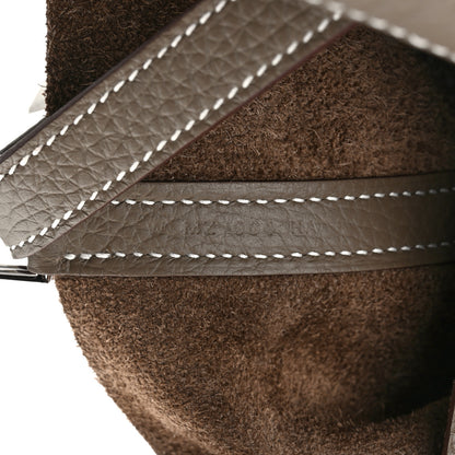 Hermes Taurillon Clemence Picotin Lock 18 PM Etoupe 9 of 9