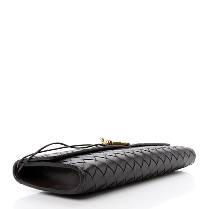 Bottega Veneta Nappa Intrecciato Long Andiamo Top Handle Clutch Fondant 9 of 11