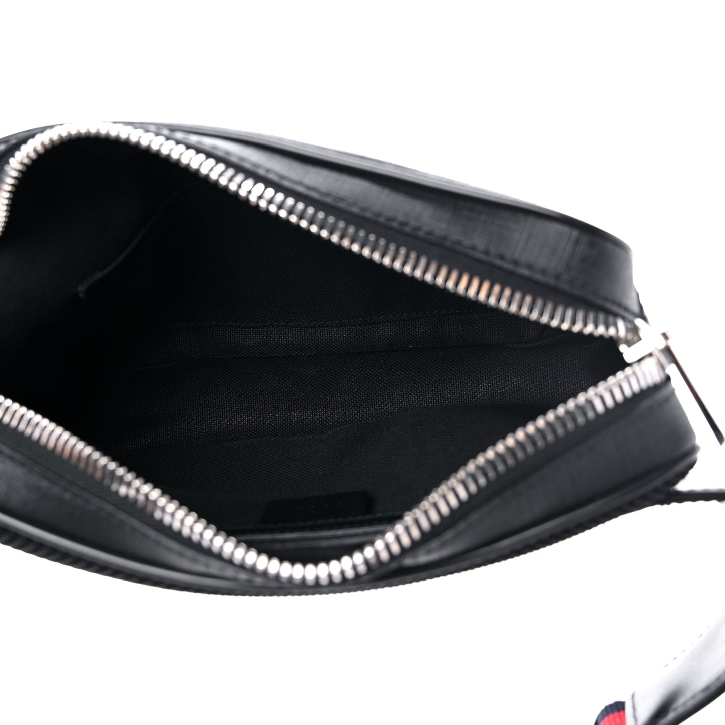 Soft GG Supreme Monogram Web Belt Bag Black Grey