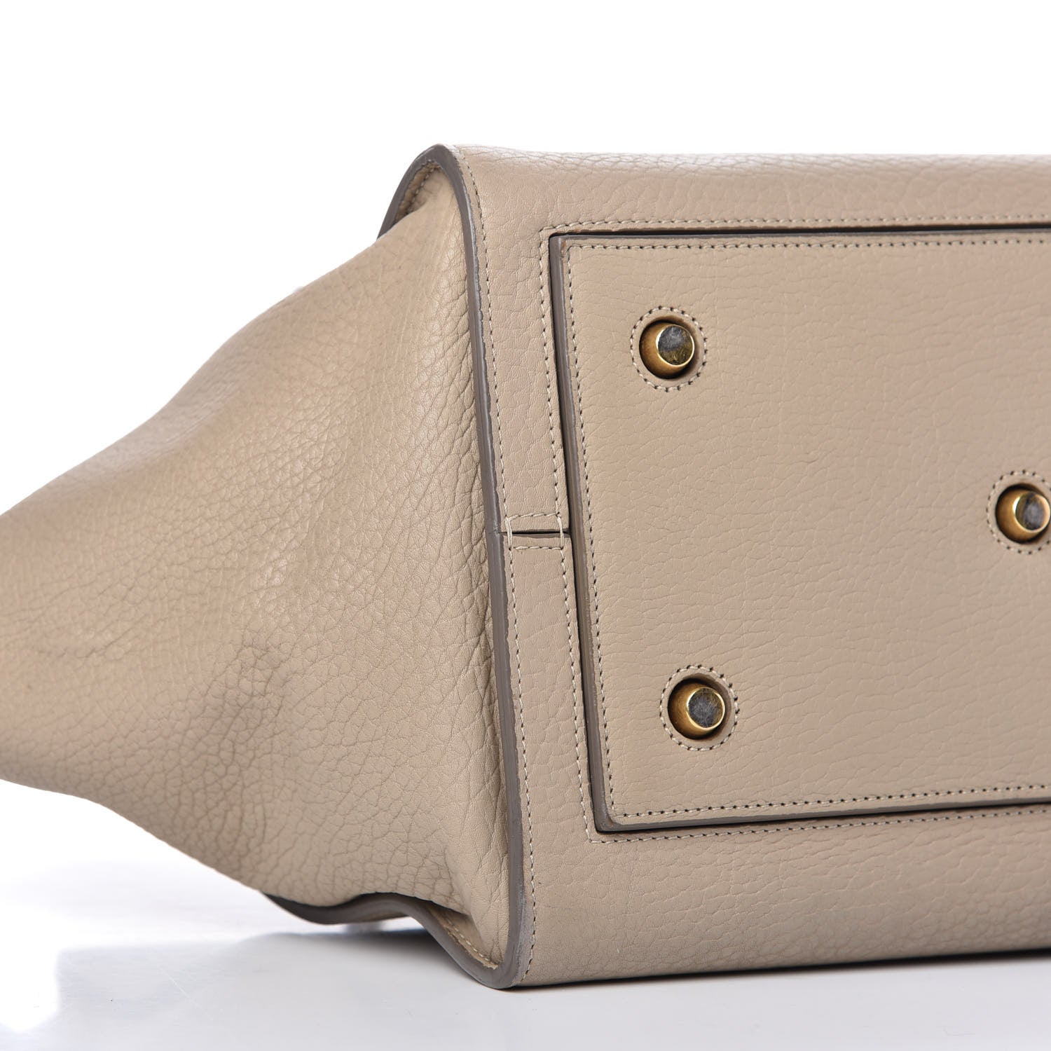 Celine Crisped Calfskin Large Tie Knot Tote Light Taupe 6 of 9