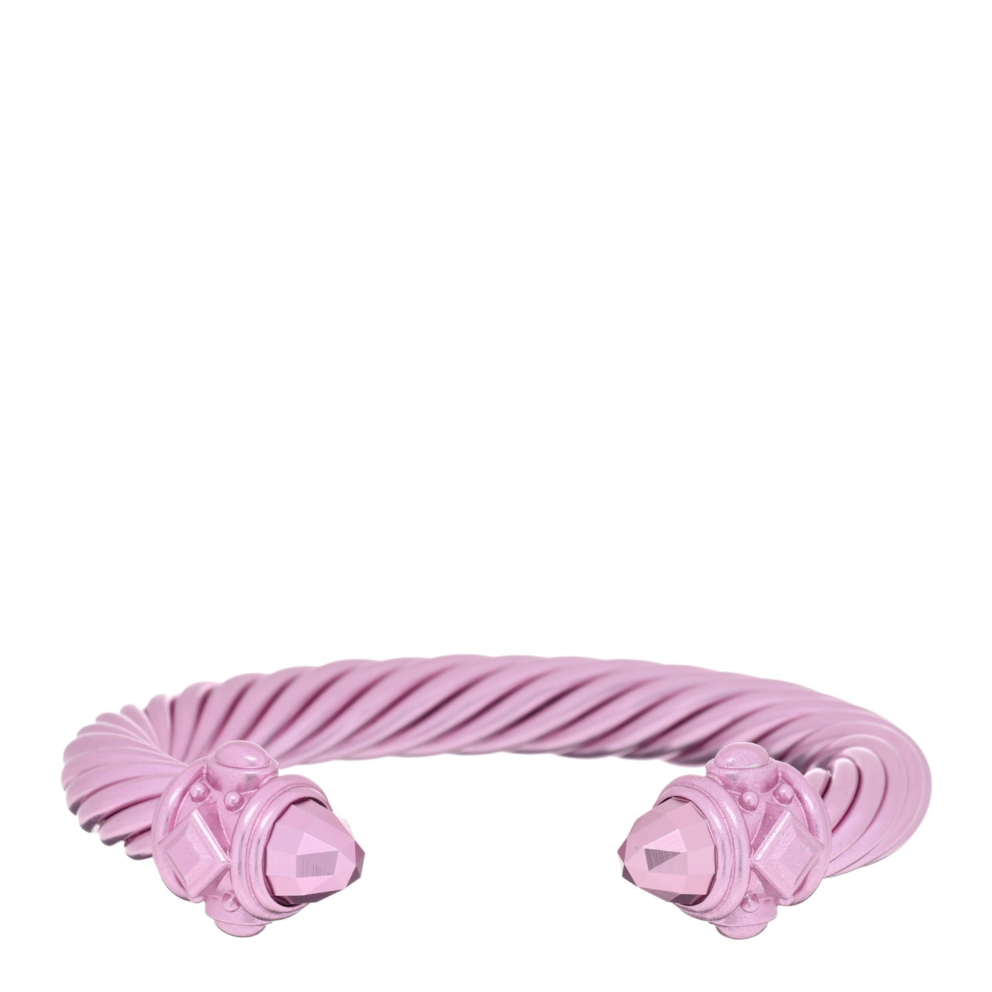 Aluminum 10mm Renaissance Cable Bracelet Light Rose