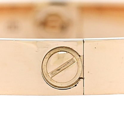 Cartier 18K Yellow Gold LOVE Bracelet 16 4 of 9