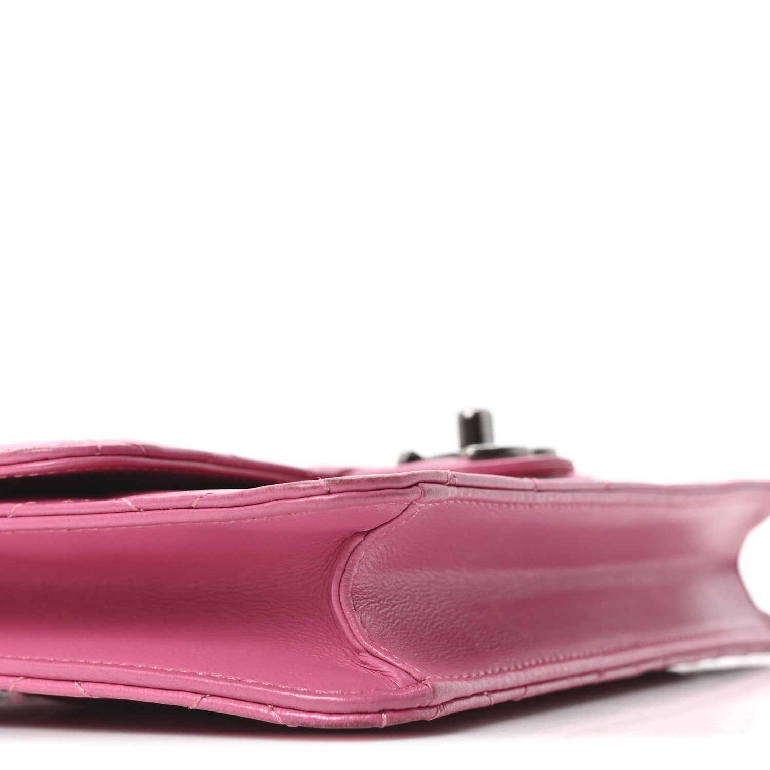 Chanel Lambskin Quilted Medium Crossing Times Flap Pink 9 of 11