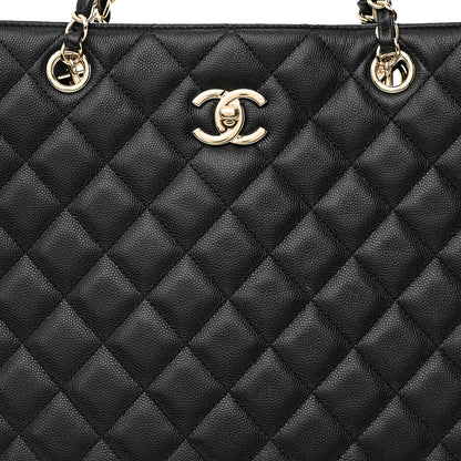 Chanel Caviar Quilted Large Shopping Tote Black 8 of 11