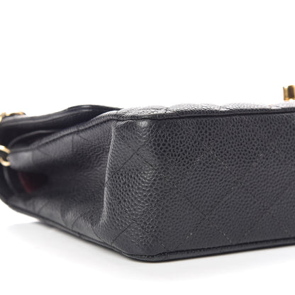 Chanel Caviar Quilted Medium Double Flap Black 5 of 11