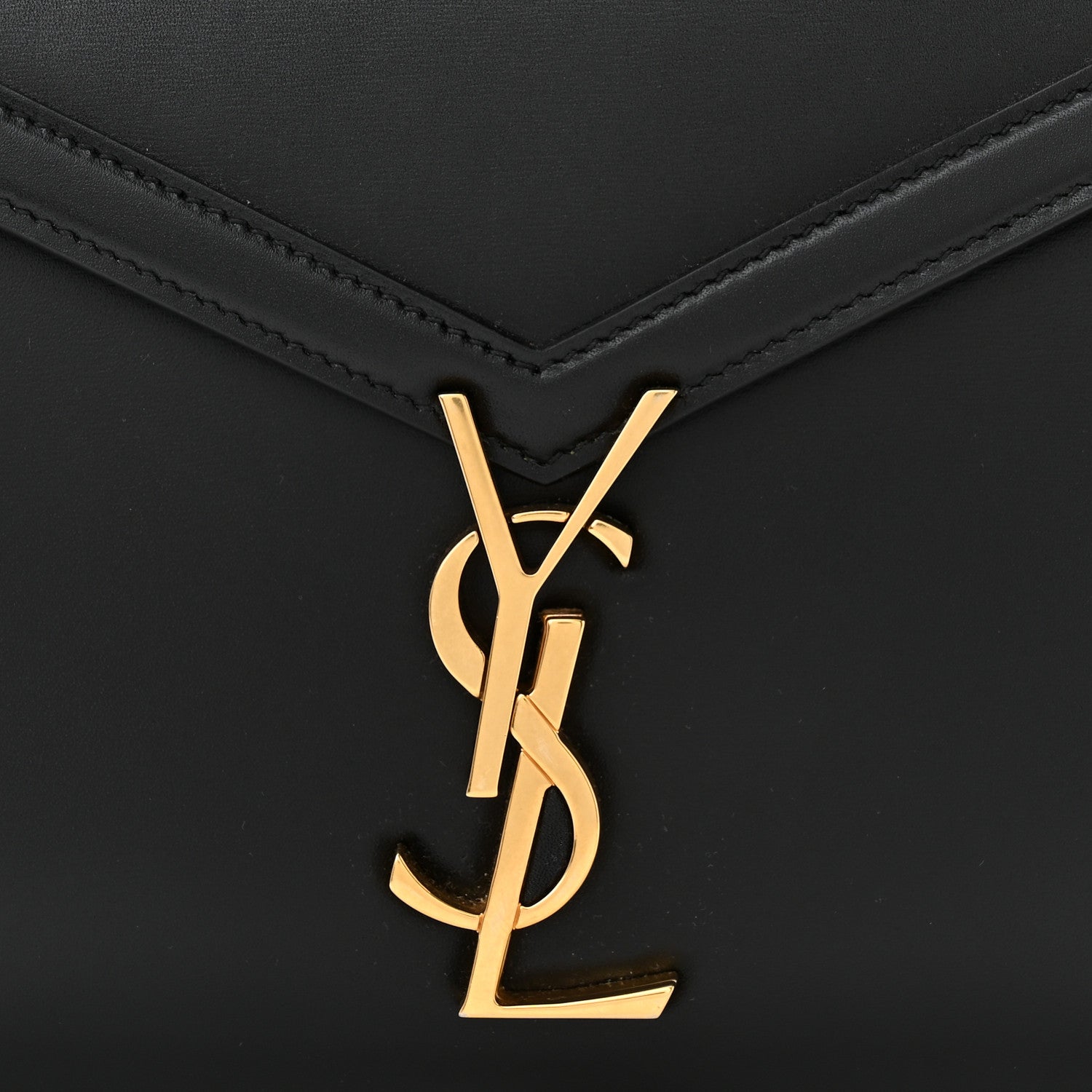 Saint Laurent SAINT LAURENT Calfskin Mini Classic Monogram Cassandra Top Handle Black 8 of 11