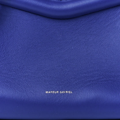 Mansur Gavriel Smooth Calfskin Mini Frame Crossbody Bag Blue 8 of 12