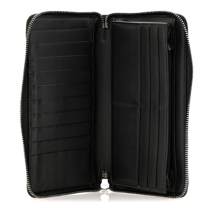 Gucci Guccissima Signature Zip Around Organizer Wallet Black 5 of 10