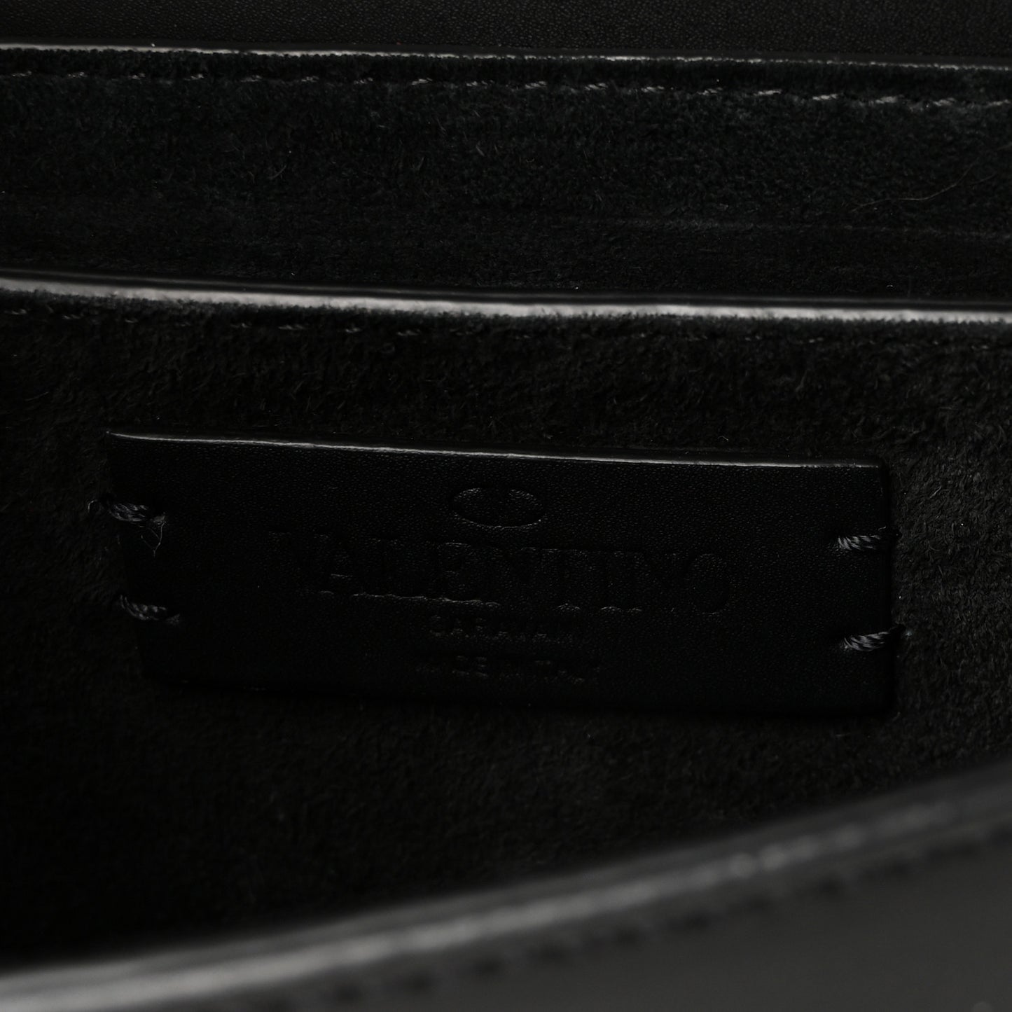Calfskin Mini Supervee Belt Bag Black
