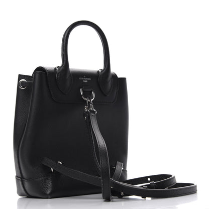 Louis Vuitton Calfskin Lockme Mini Backpack Black 2 of 8