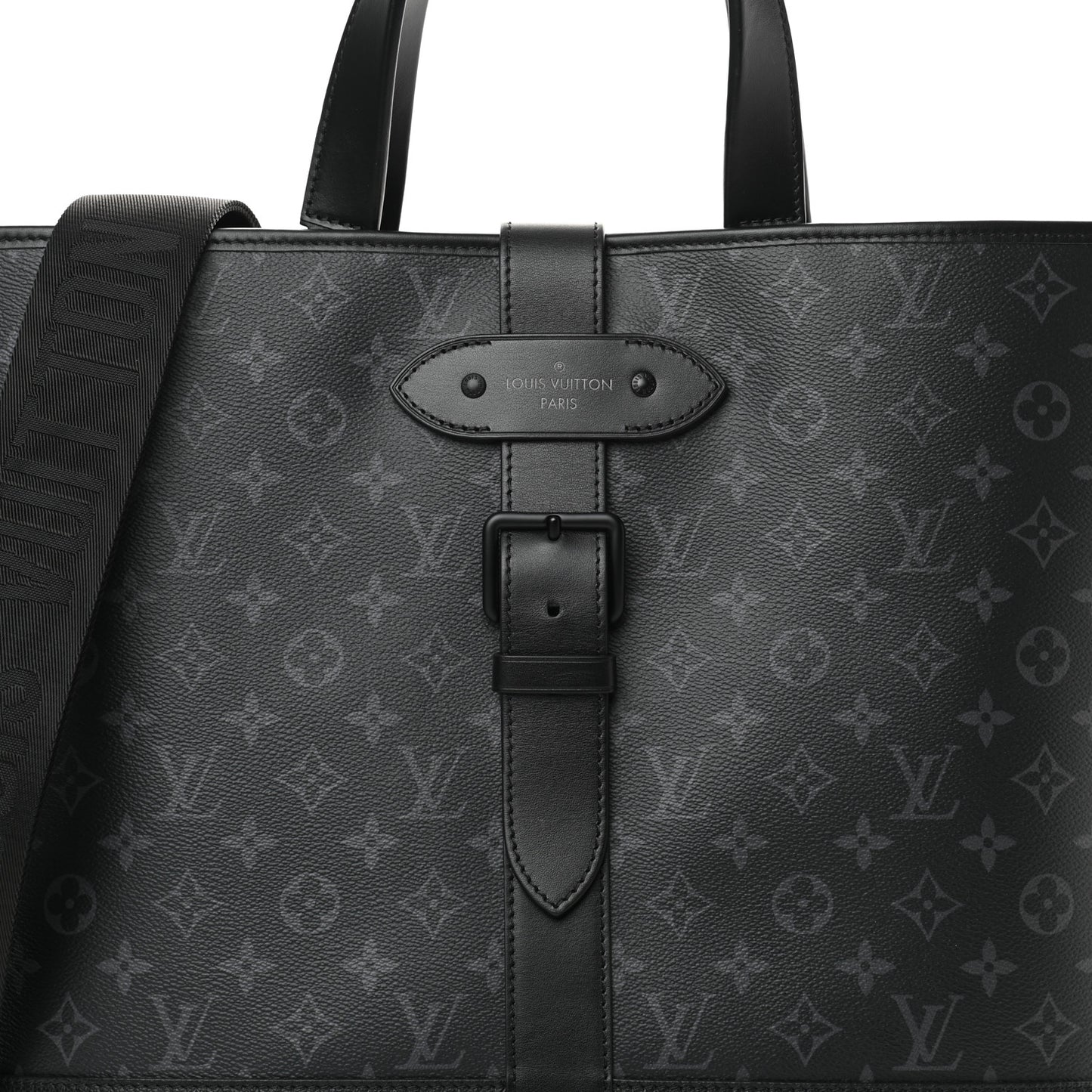 Monogram Eclipse Saumur Tote Black