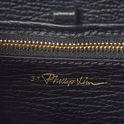 3.1 Phillip Lim 3.1 Textured Calfskin Mini Pashli Satchel Black 6 of 8