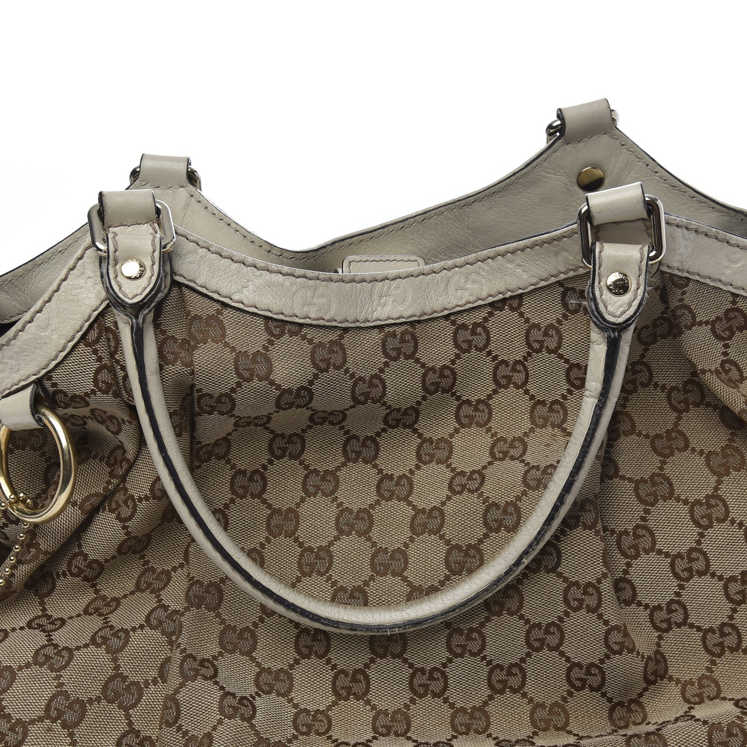 Gucci Monogram Large Sukey Tote Off White 20 of 26