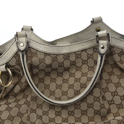 Gucci Monogram Large Sukey Tote Off White 20 of 26