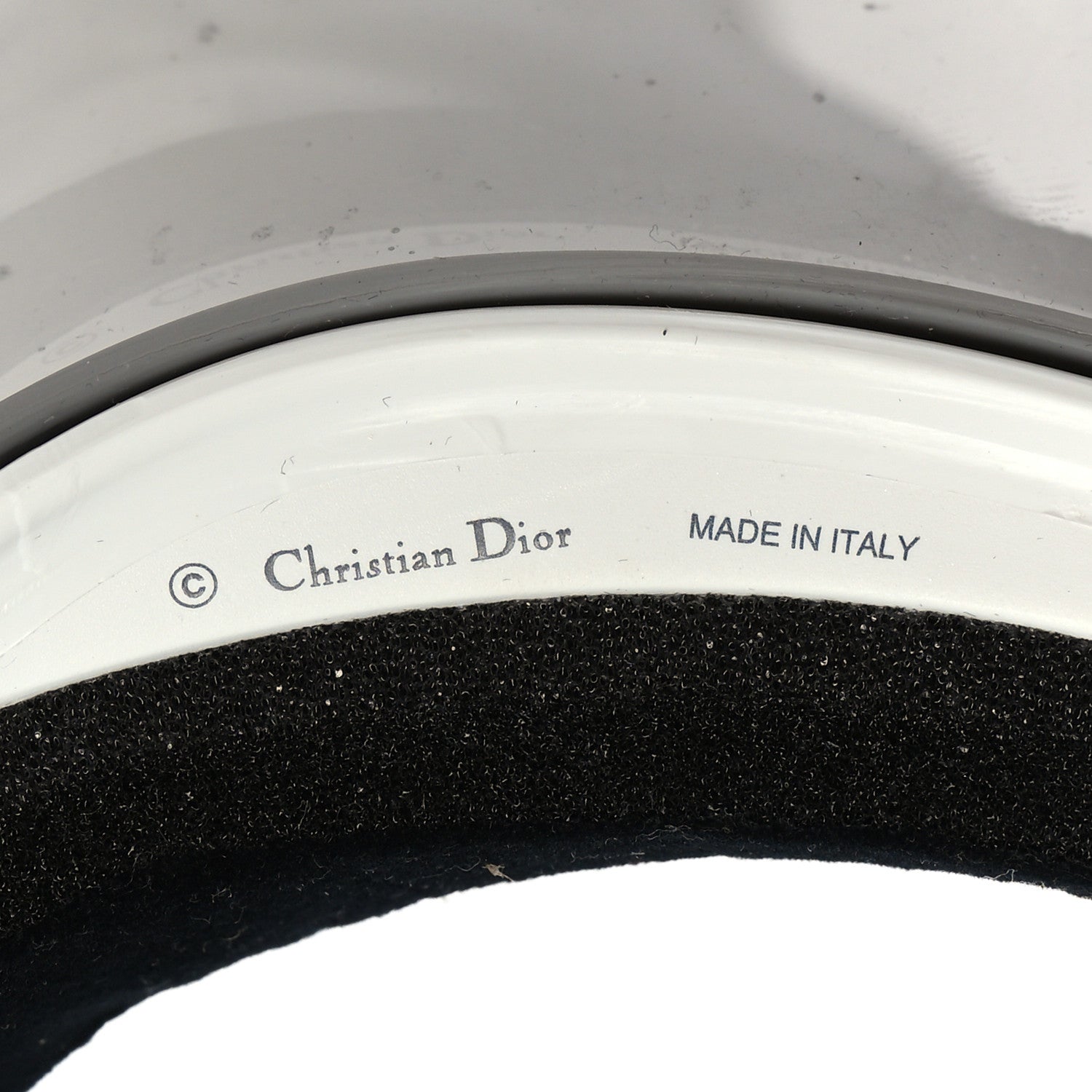 Christian Dior Acetate DiorClub1 Sun Visor Grey 6 of 7