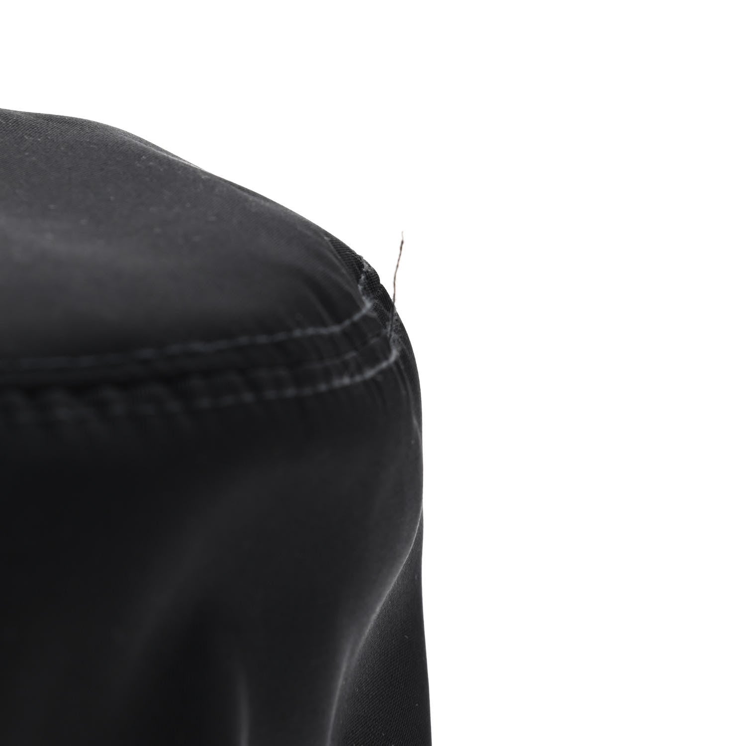 Prada Re-Nylon Saffiano Metal Triangle Logo Mens Bucket Hat L Black 9 of 9