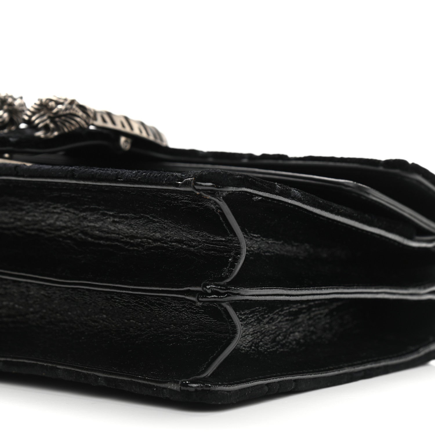 Gucci Velvet GG Monogram Small Dionysus Shoulder Bag Black 9 of 9