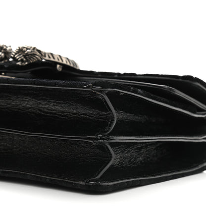 Gucci Velvet GG Monogram Small Dionysus Shoulder Bag Black 9 of 9