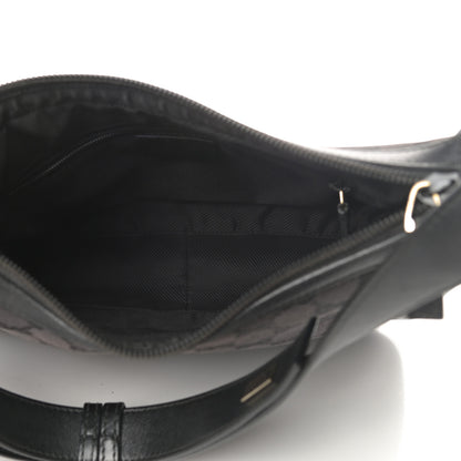 Gucci Nylon Monogram Shoulder Bag Black 5 of 12