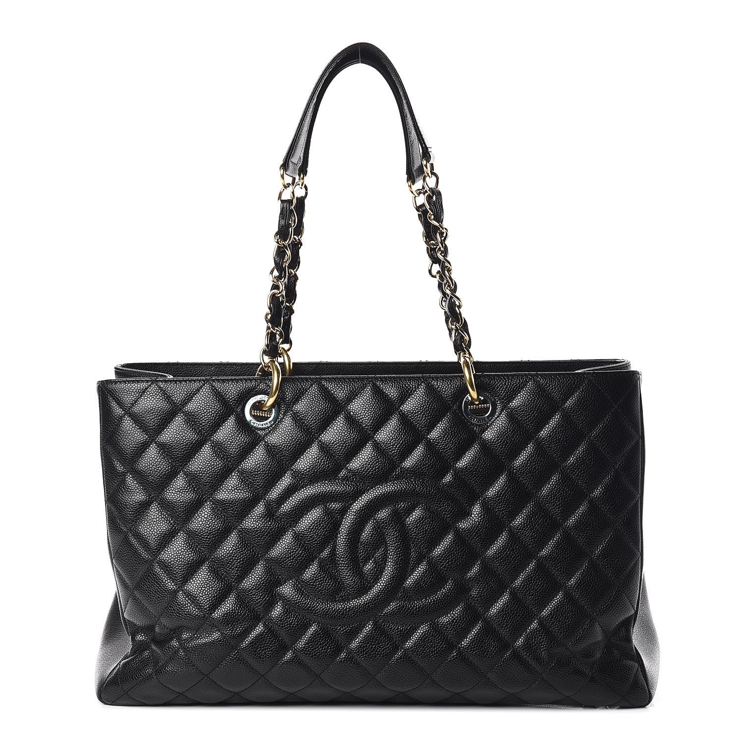 Chanel Caviar Quilted XL Grand Shopping Tote GST Black 1 of 17