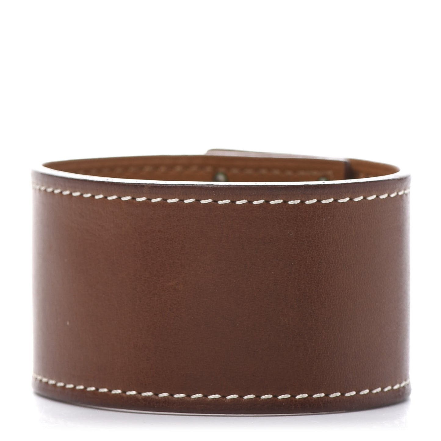 Natural Barenia Kelly Dog Cuff Fauve