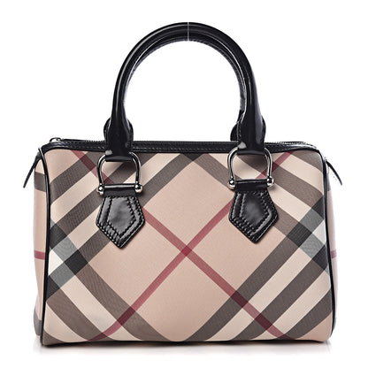 Burberry Nova Check Bowling Bag Black 1 of 11