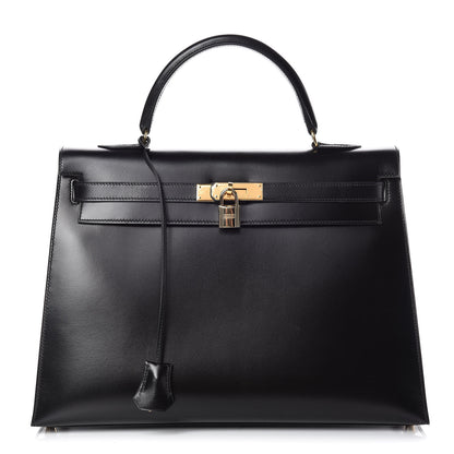 Hermes Box Kelly Sellier 35 Black 1 of 44