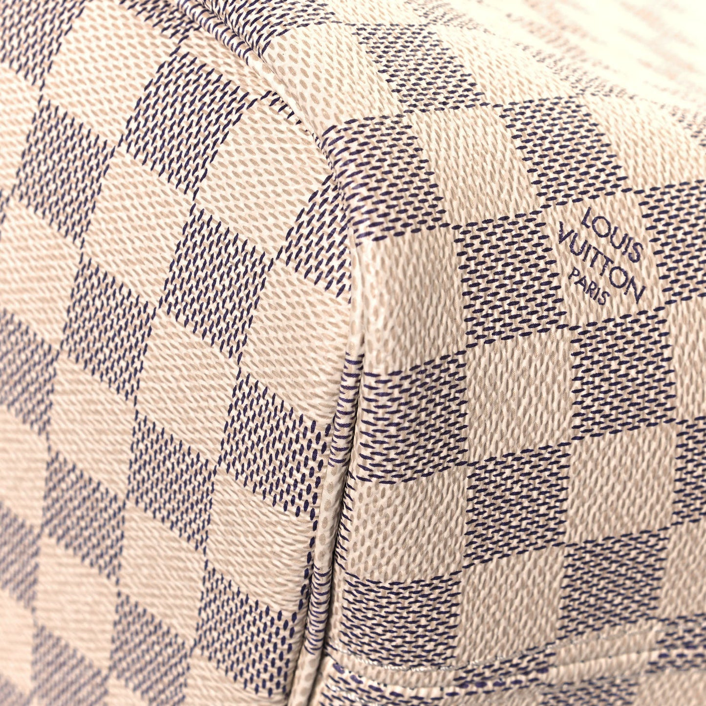 Damier Azur Neo Neverfull MM Rose Ballerine
