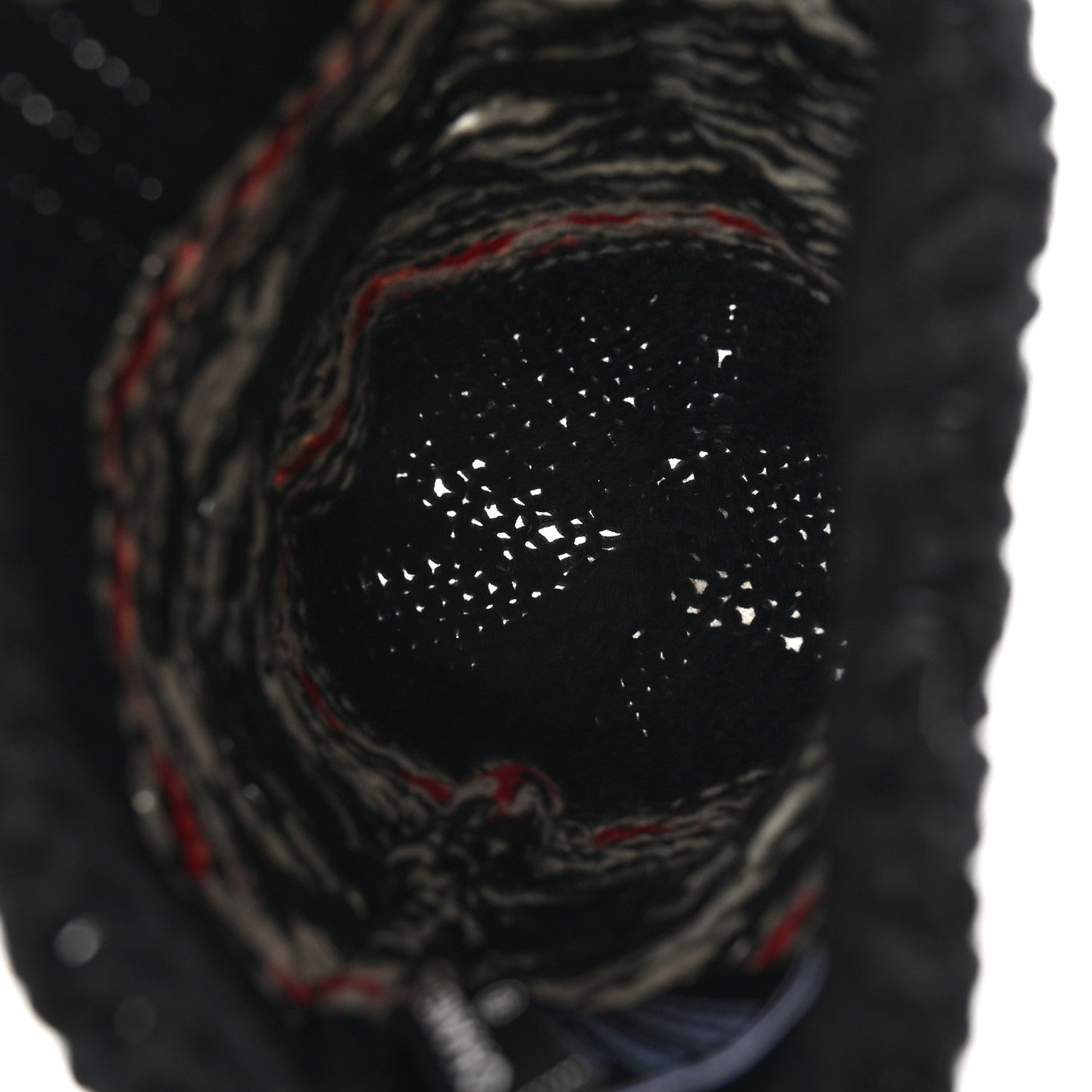 Chanel Wool Shearling CC Beanie Hat Black Multicolor 4 of 5