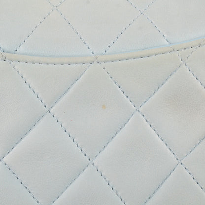 Chanel Lambskin Quilted Mini Square Flap Light Blue 9 of 16