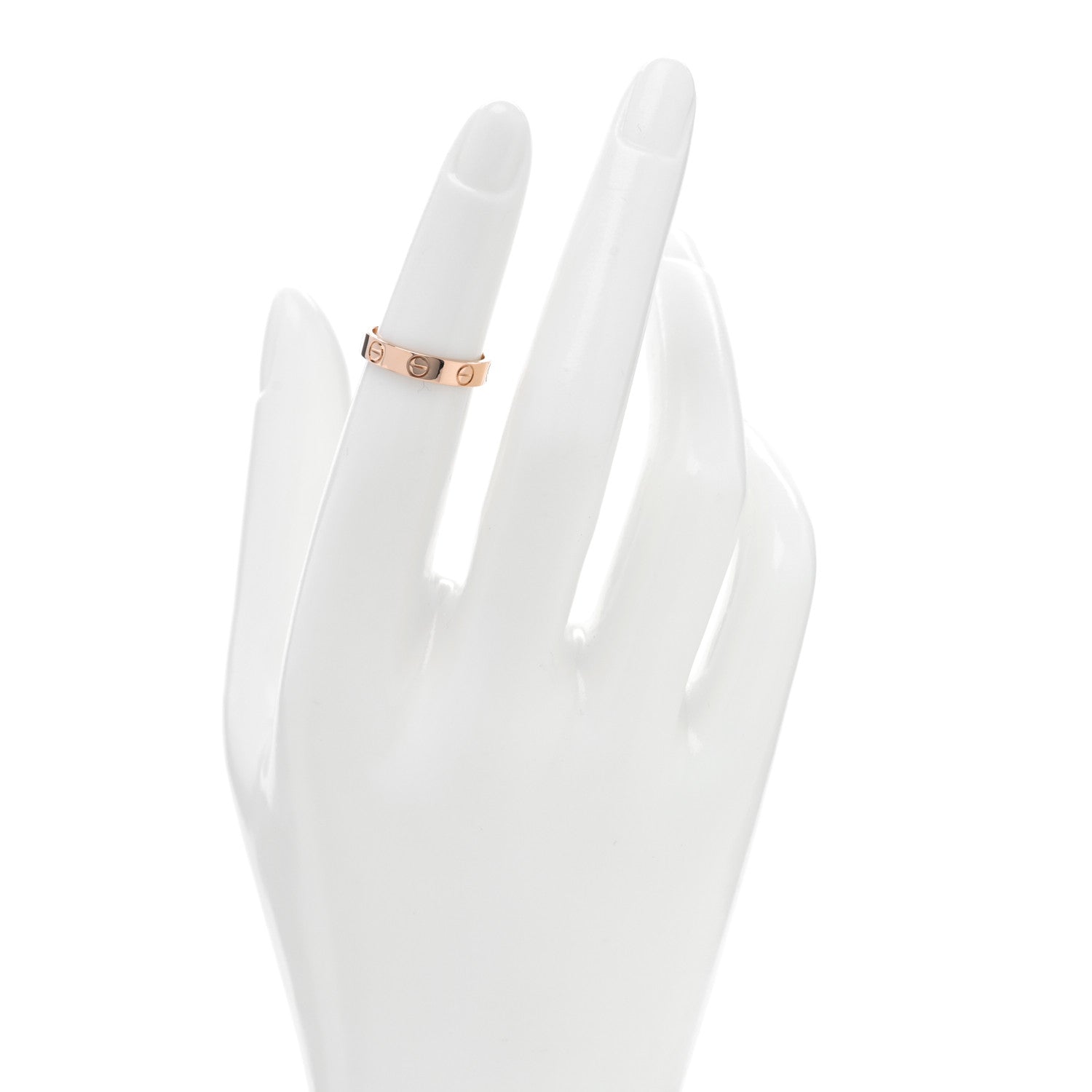 Cartier 18K Pink Gold 3.5mm LOVE Wedding Band Ring 47 4 2 of 4