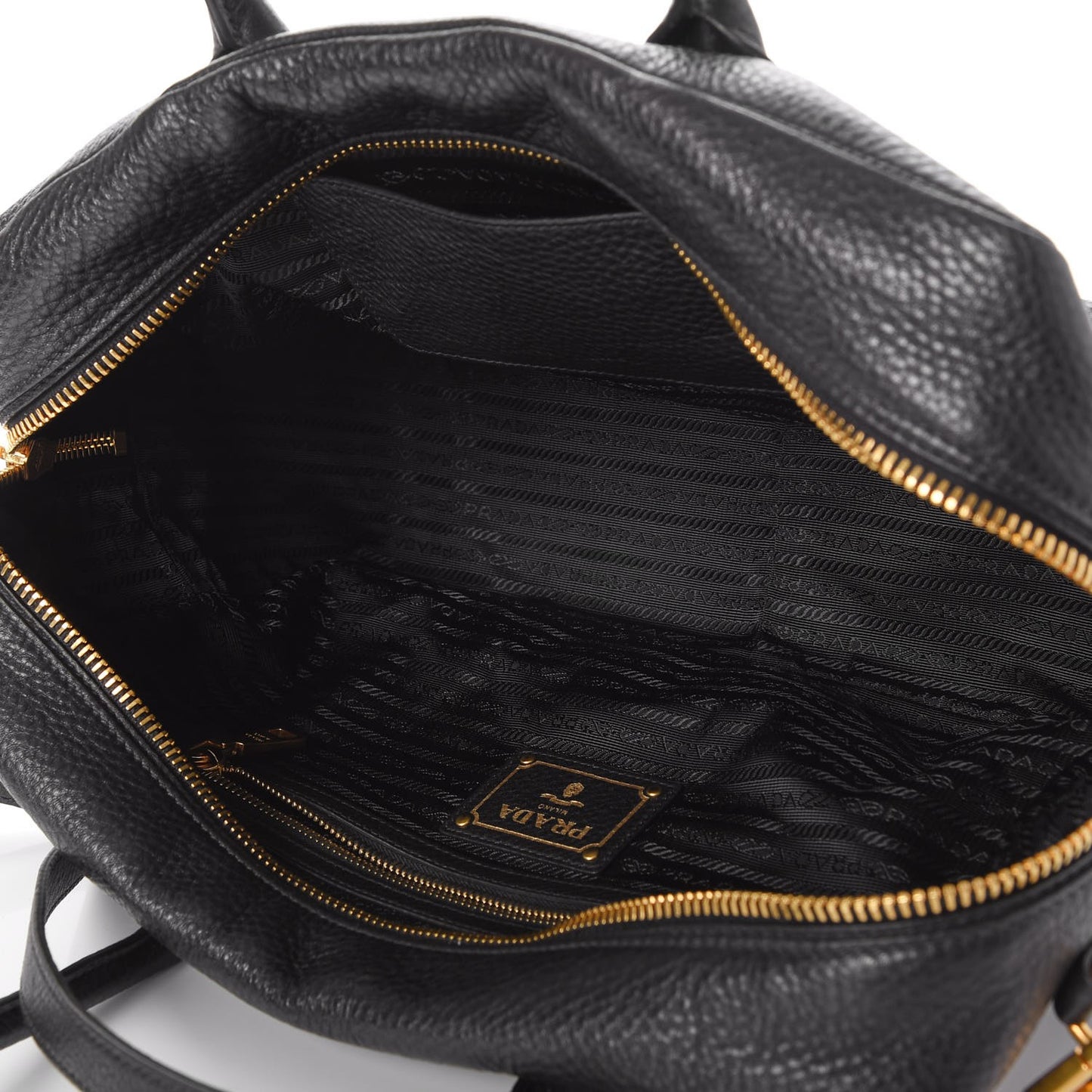 Vitello Daino Bauletto Nero Black