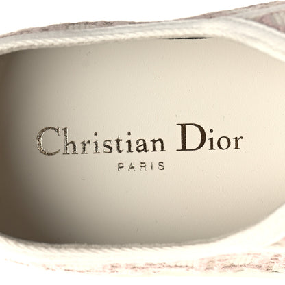 Christian Dior Canvas Oblique Walk'N'Dior Low Top Sneakers 39.5 Powder Nude 8 of 11