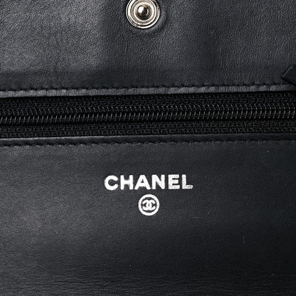 Chanel Caviar Timeless CC Wallet On Chain WOC Black 9 of 17