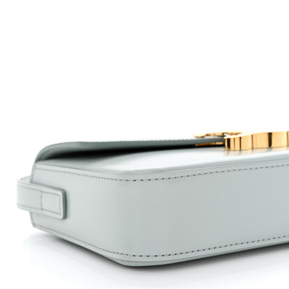 Celine Shiny Calfskin Triomphe Shoulder Bag Soft Blue 11 of 13